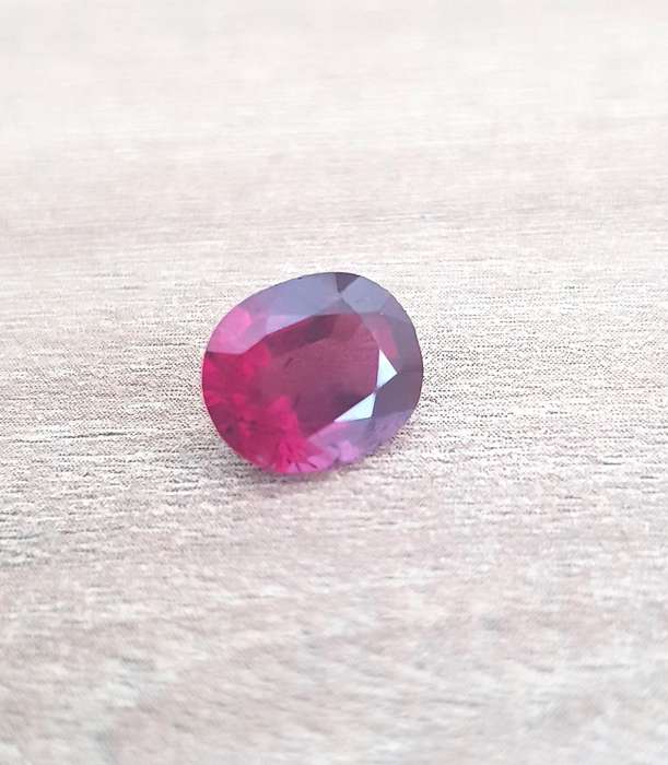 3.03Ct.Cherry Pink Rhodolite Garnet Ravishing Color! Natural Loose Gem Africa