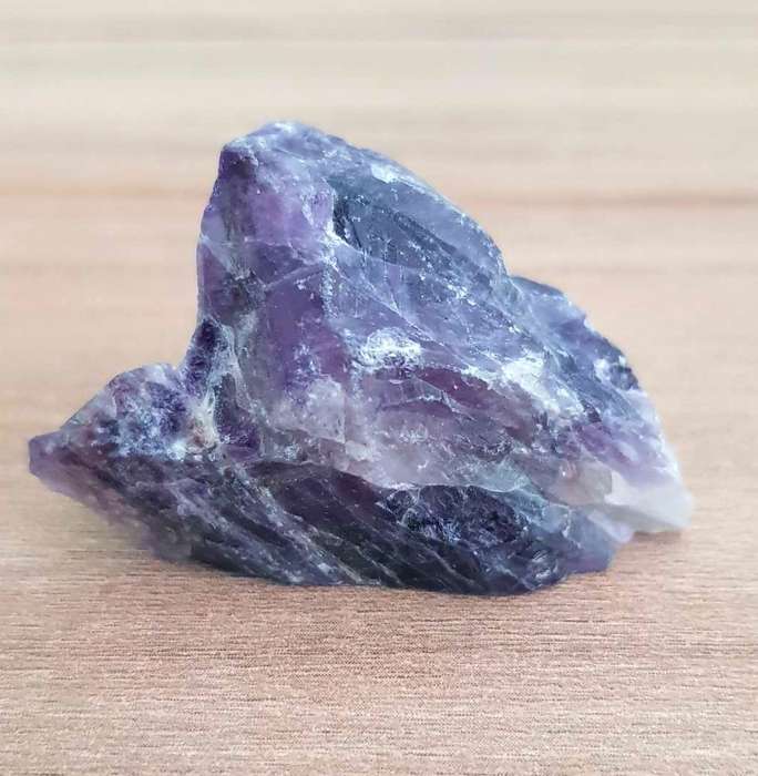 109Ct.  Amethyst Rough Purple  Natural Brazil
