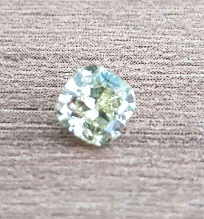 0.50cts Diamond Cushion Cut **Certified**Fancy Vivid Yellow VS1