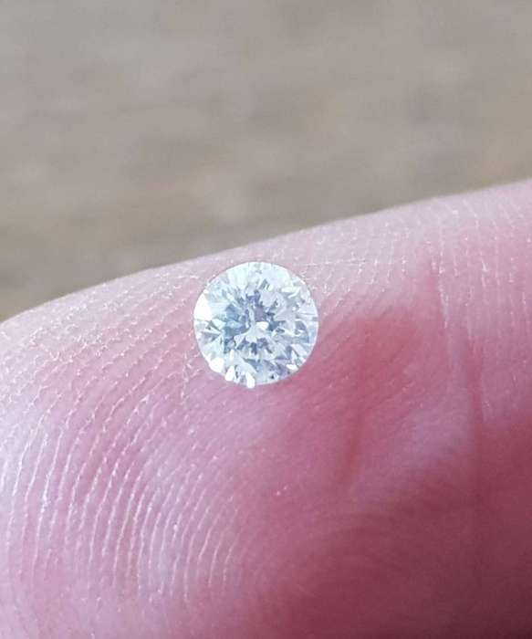 0.32Cts Diamond**Certified**  F/SI1 Natural Loose White Natural