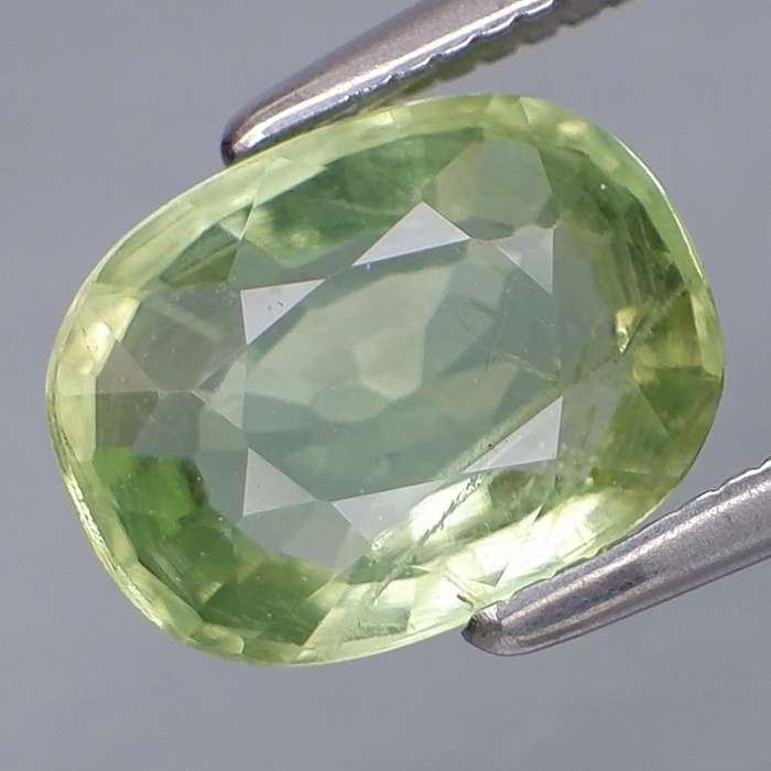 1.71Ct. Aquamarine (Green Beryl) Ravishing Color & Full Sparkling! Natural Brazil