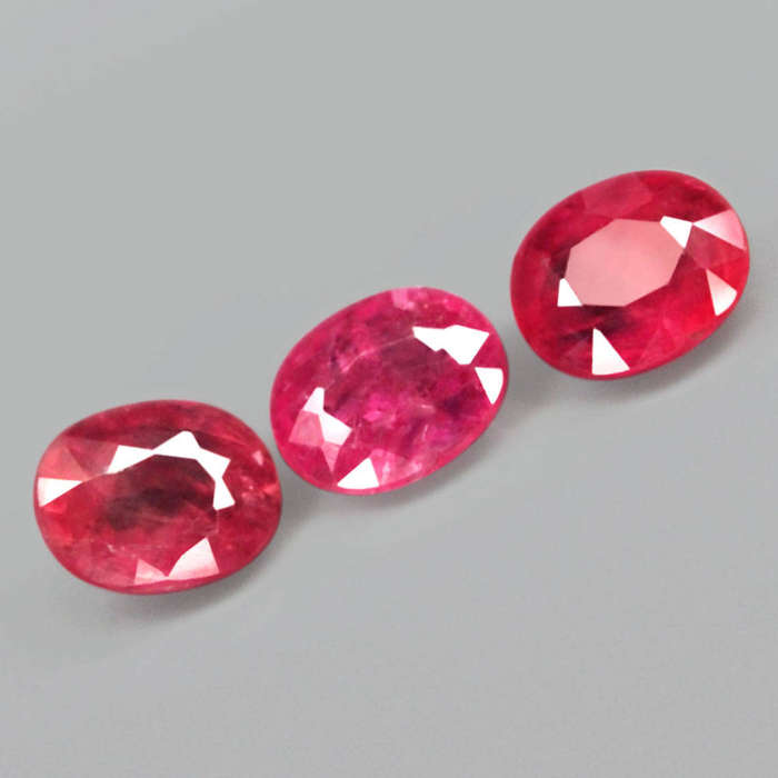 1.49Ct. Ruby Pinkish Red Oval Natural Gemstone Heated Only Winza,Tanzania