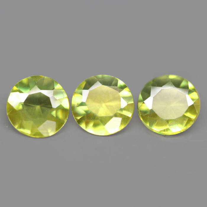 1.14Ct. Sphene Yellowish Green Round Untreated Madagascar Ravishing!