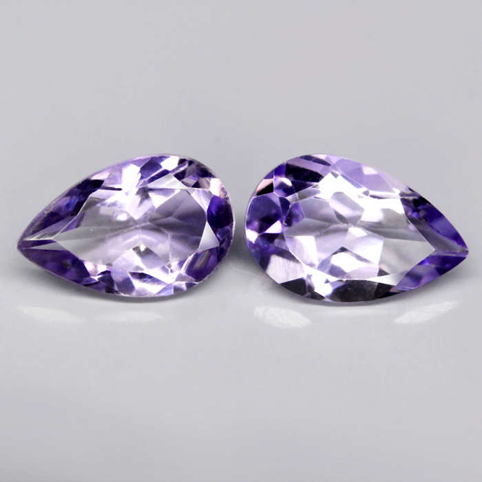 1.42Ct. Amethyst Top Purple Pear Brazil Beautiful For Your Jewelry!Natural