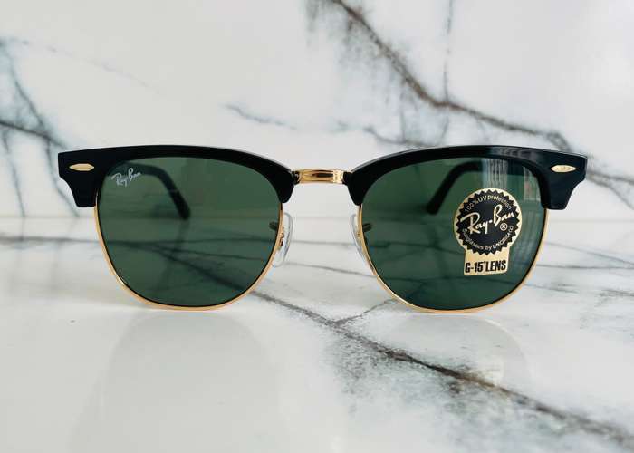Ray-Ban  Club Classic Sunglasses  RB3016 Black/Green Lense