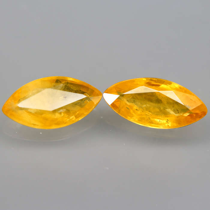 1.25Ct. Sapphire Yellow Marquise Thailand Ravishing Color Unheated Gemstone