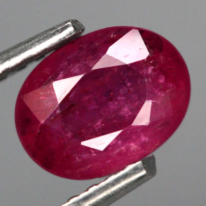 1.04Ct. Ruby Reddish Pink Oval Tanzania Gem Ravishing Normal Heated Gemstone