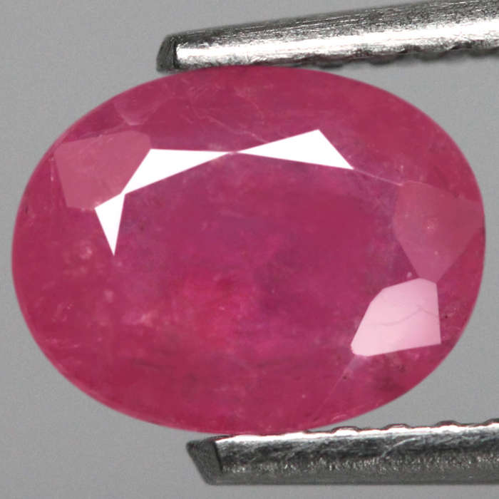 1.10Ct.  Ruby Pinkish Red Oval **Winza,Tanzania** Good Color! Normal Heated Natural