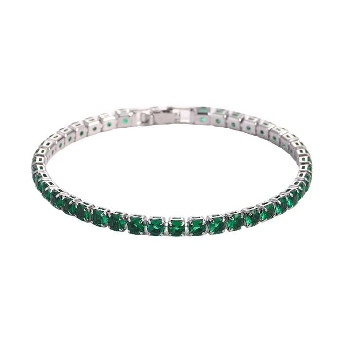 Tennis Bracelets 4mm Iced Out Chain Crystal Bracelet For Women  Detail:      Type: Tennis Bracelets