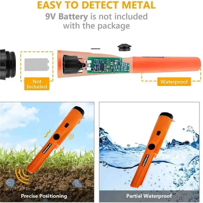 Handheld Metal Detector GP-pointer Pinpointing For Treasure Search Waterproof