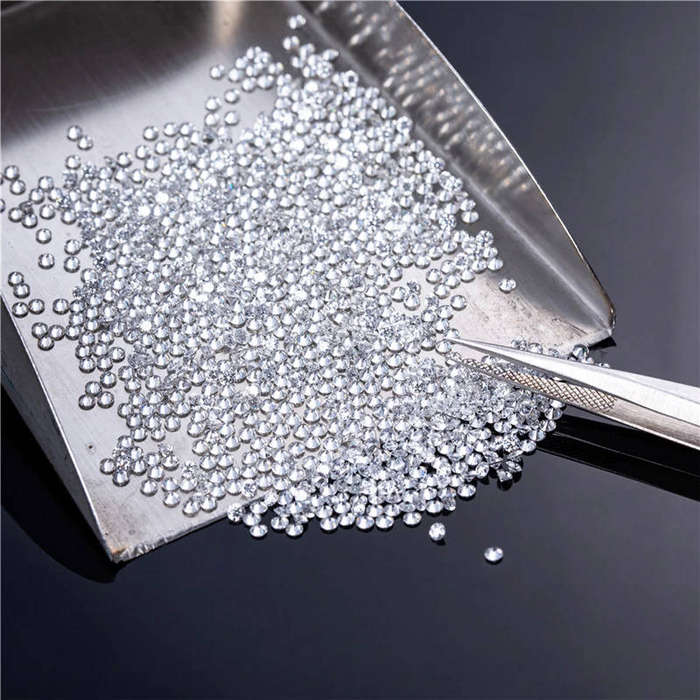 0.10Cts  MOISSANITE ROUND 3mm *VVSI D 1PIECE