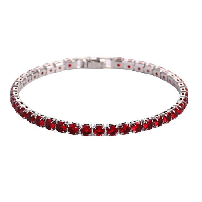 Tennis Bracelets 4mm Iced Out Chain Crystal Bracelet For Women  Detail:      Type: Tennis Bracelets