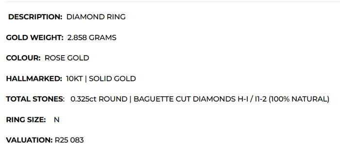 0.325ct DIAMOND CLUSTER  RING ROSE GOLD ROUND & BAGUTTE DIAMONDS**GORGEOUS DESIGNER PIECE**