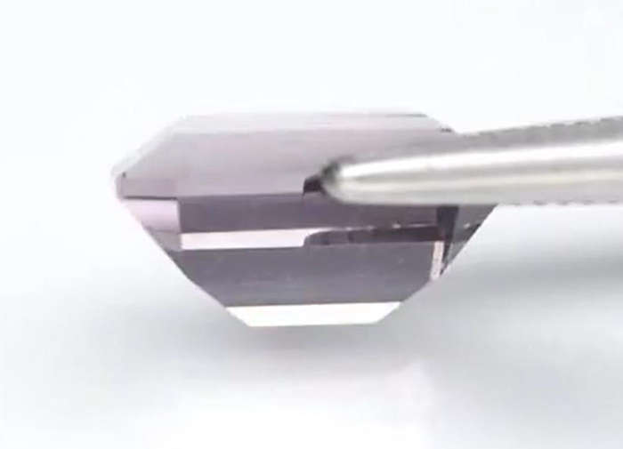 2.04ct Purple Scapolite  9.5x6.5mm VVS Octagon Natural - Tanzania Gem