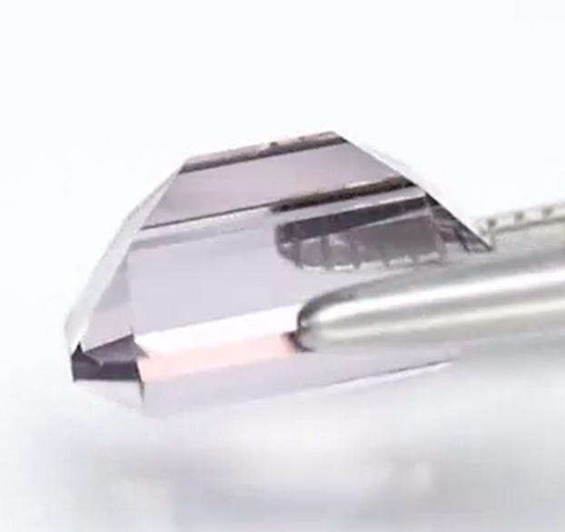 2.04ct Purple Scapolite  9.5x6.5mm VVS Octagon Natural - Tanzania Gem