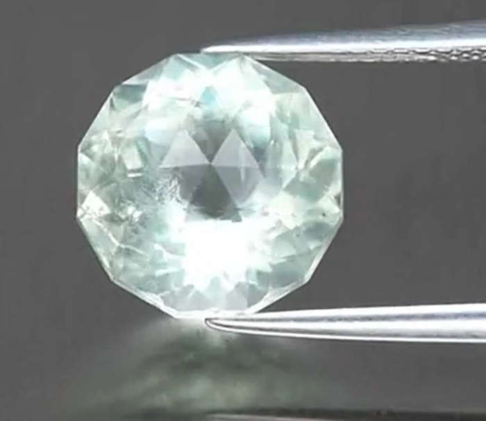 Green Amethyst Custom Rose Cut 4.15ct 10.5x10.5mmNatural  - Brazil Gemstone