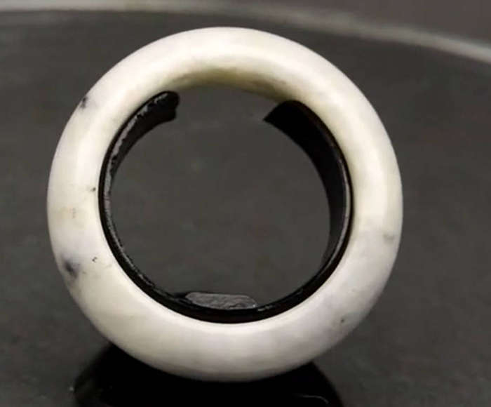 20.76ct Light Green Jade Ring Natural - Untreated Myanmar Gem Ring