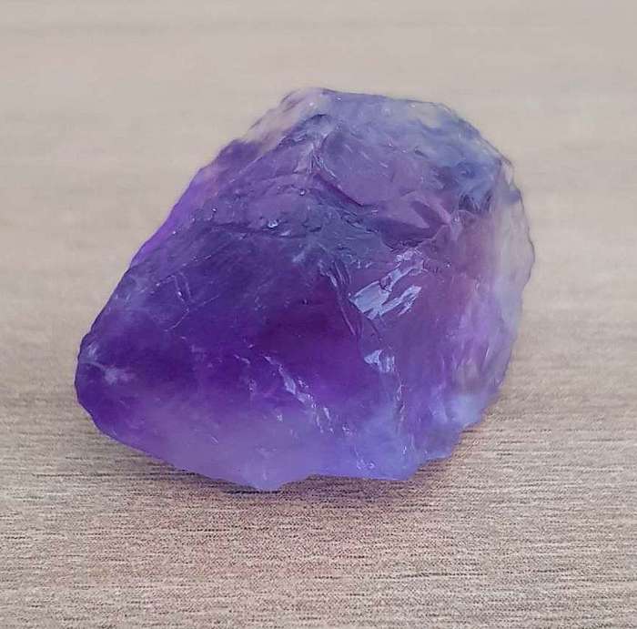 49.25Ct.  Amethyst Lavender Rough Natural  Spectacular Brazil