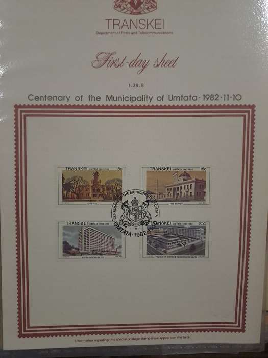 Transkei - FDC and First day sheets