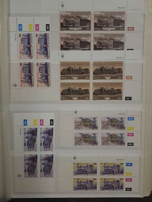 South West Africa - Control Blocks - Between no 407-553