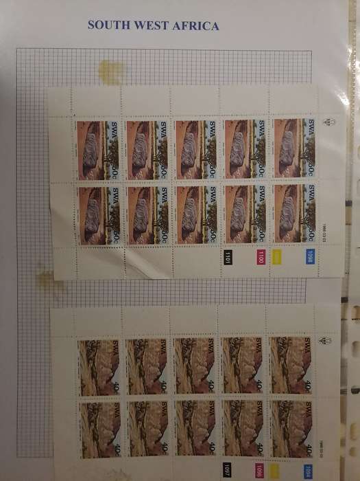 South West Africa - Between no 490 - 553