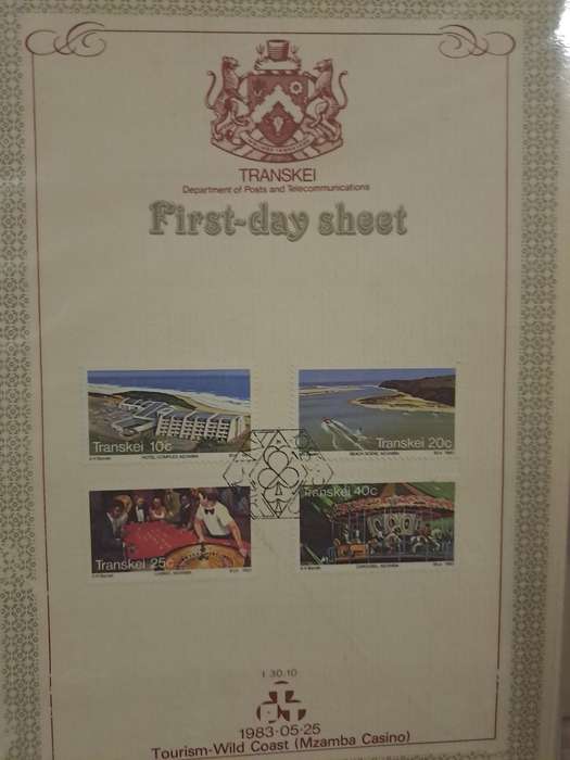 Transkei - FDC and First day sheets