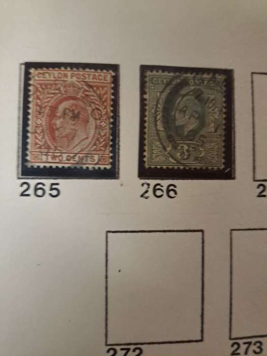 Ceylon - 254 stamps - Clearance sale
