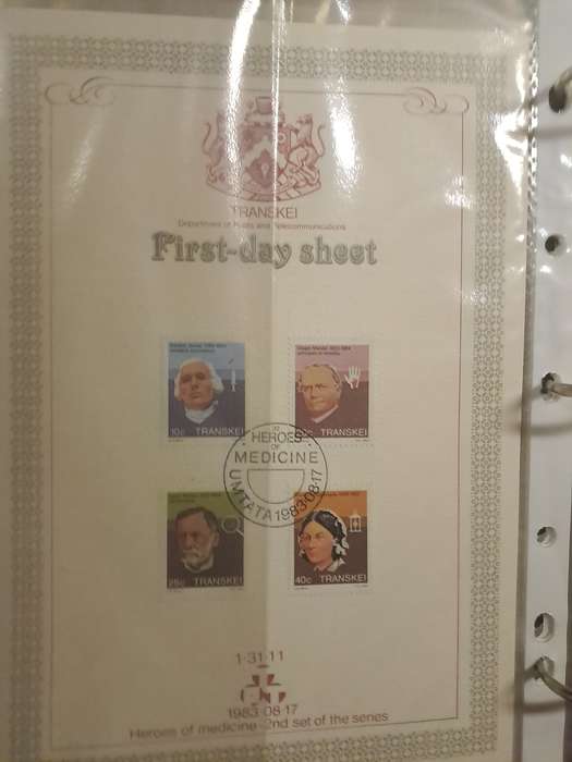 Transkei - FDC and First day sheets