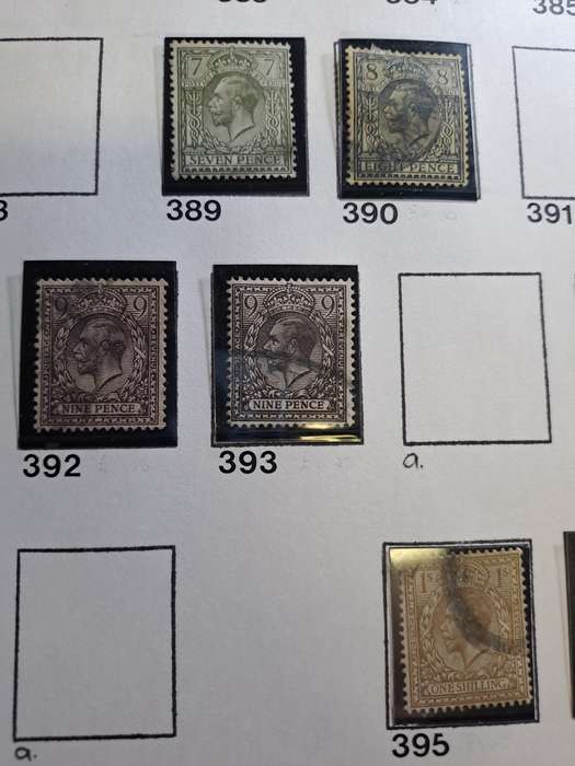 GB - KG V - 45 items -  Clearance sale