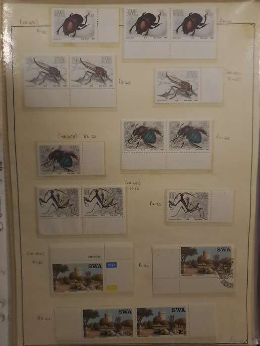 South West Africa - Between no 490 - 553