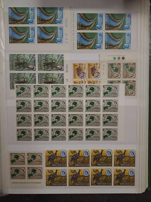Rhodesia - Control Blocks - Clearance sale