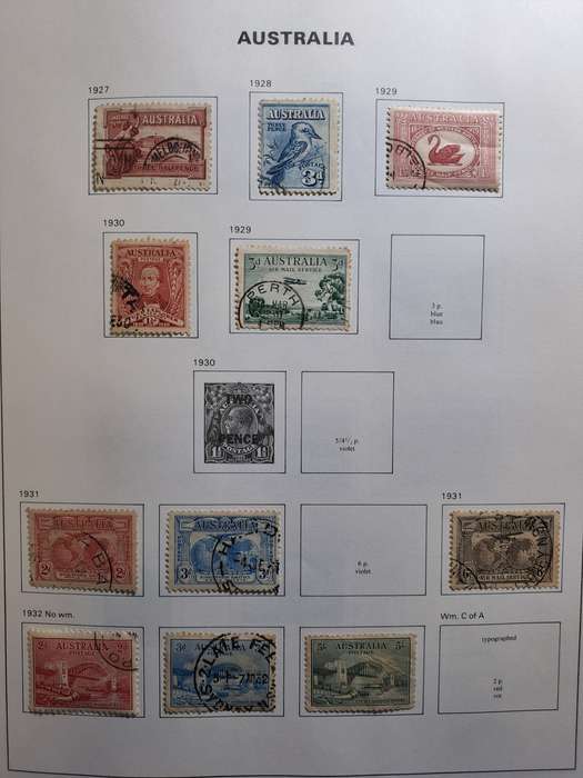 Australia preprinted album - Final Reduced price