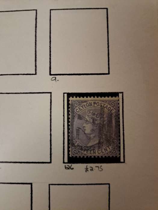 Ceylon - 254 stamps - Clearance sale