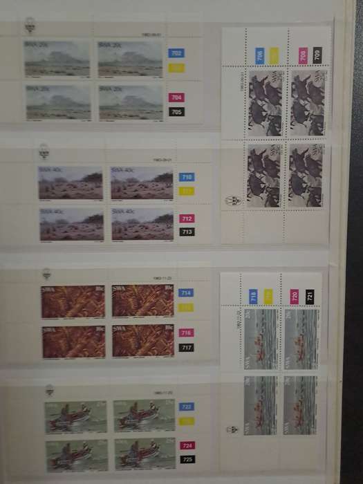 South West Africa - Control Blocks - Between no 407-553