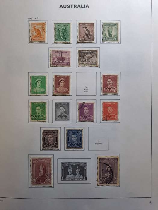 Australia preprinted album - Final Reduced price