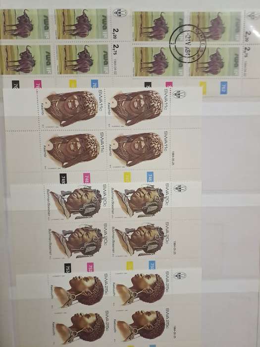 South West Africa - Control Blocks - Between no 407-553