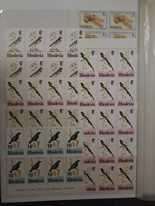 Rhodesia - Control Blocks - Clearance sale