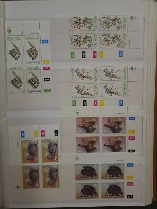 South West Africa - Control Blocks - Between no 407-553