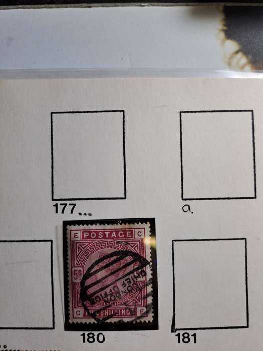 QV - GB stamps - 11 individual stamps numbers between 178 and 196 - Final Reduced price