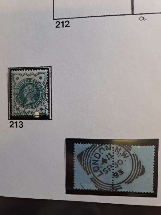 26 QV stamps of GB - numbered between 197 and 214 -  Clearance sale