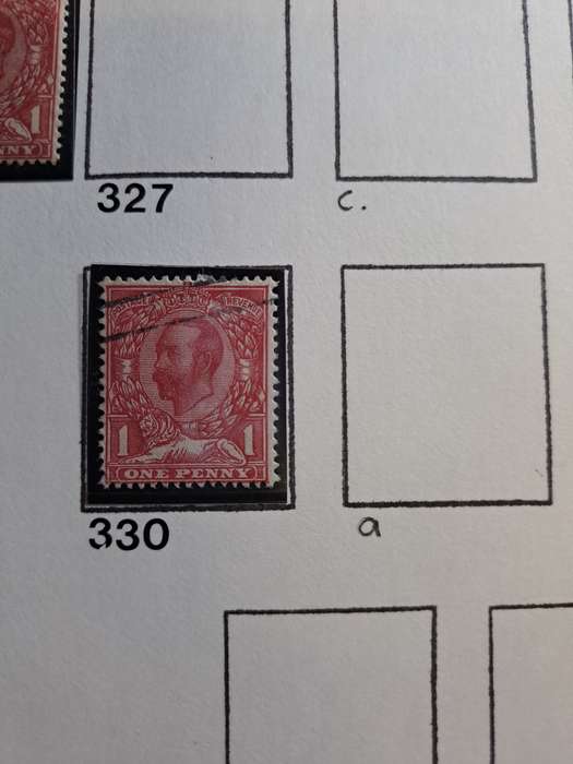 GB - KG V - 18 stamps