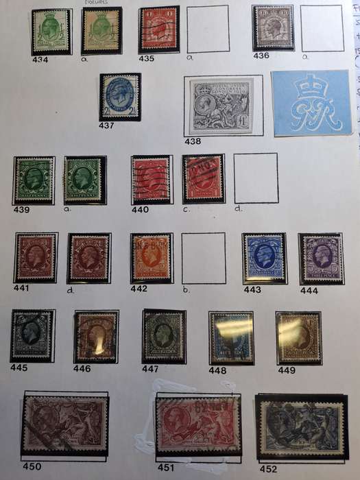 GB - KG V - 22 stamps - Final Reduced price
