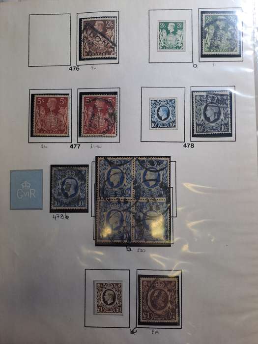 GB KG VI - 112 Stamps - Final Reduced price