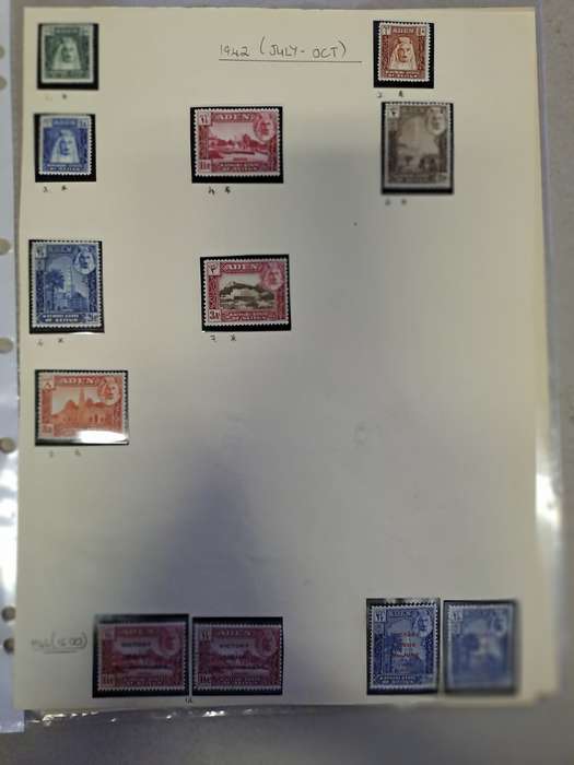 Aden - 52 stamps - Clearance sale