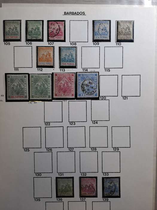 Barbados - 93 stamps - Clearance sale