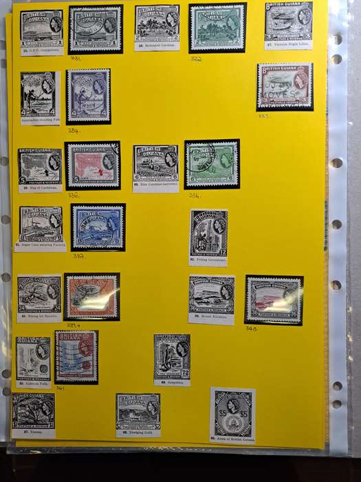 British Guiana - 61 stamps - Clearance sale