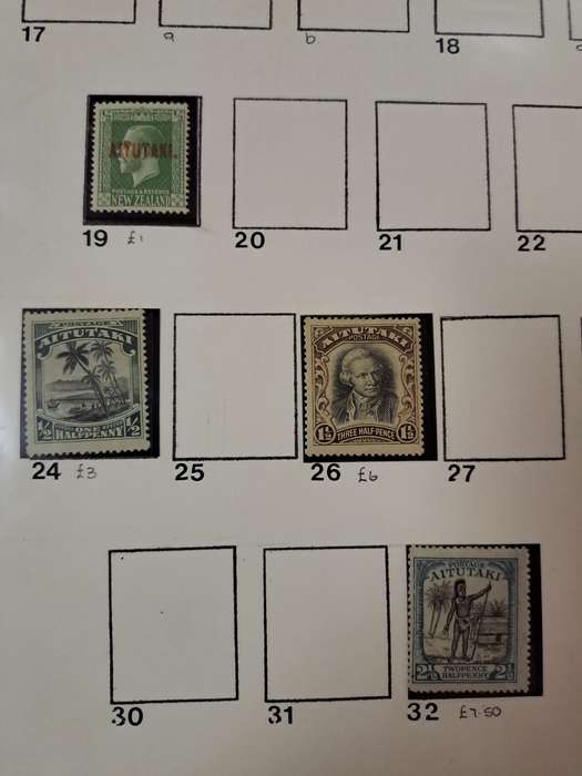 Aitutaki - 7 stamps - Clearance sale