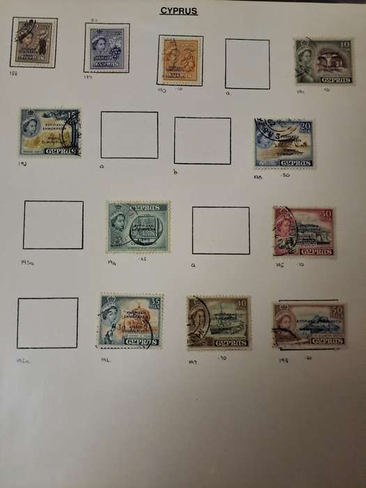 Cyprus - 65 stamps - Clearance sale