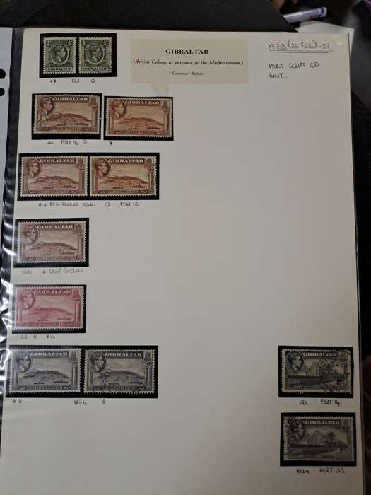 Gibraltar - 50 stamps - Final Reduced price