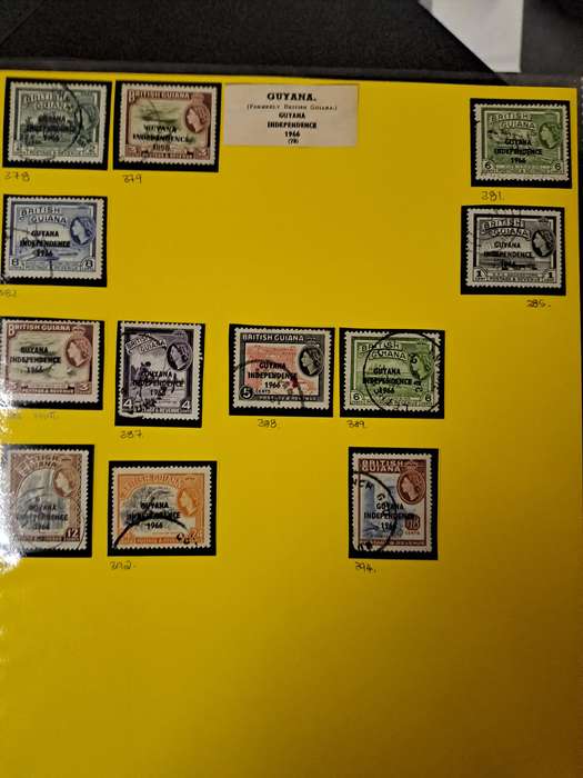 British Guyana - 12 stamps - Clearance sale